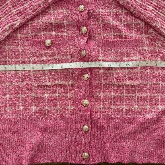 SHEIN Rose Button-Front Cardigan - Picture 3 of 6